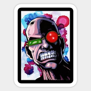 Spider Jerusalem inspired art Transmetropolitan Graphic Sticker